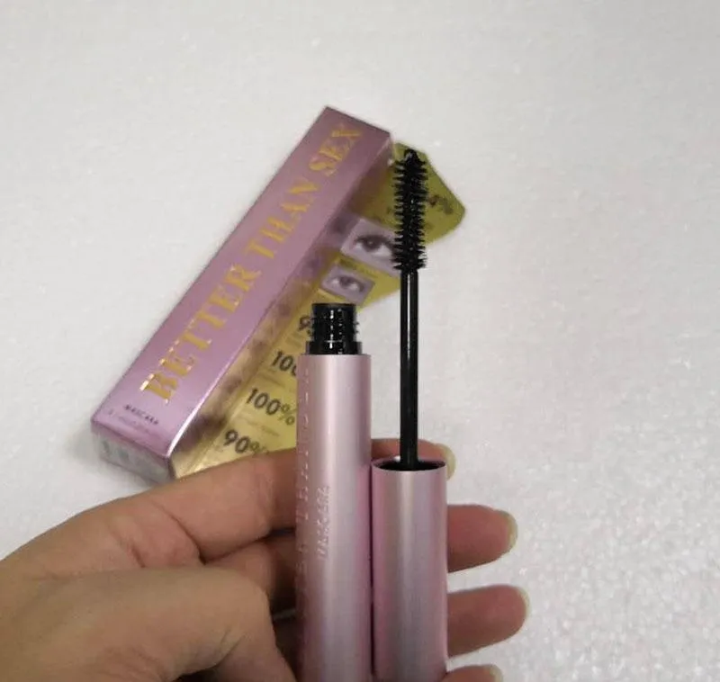 Nagellak Zwarte Mascara Roze Aluminium Tube 8ml Langdurige Cruling Verlenging Dik