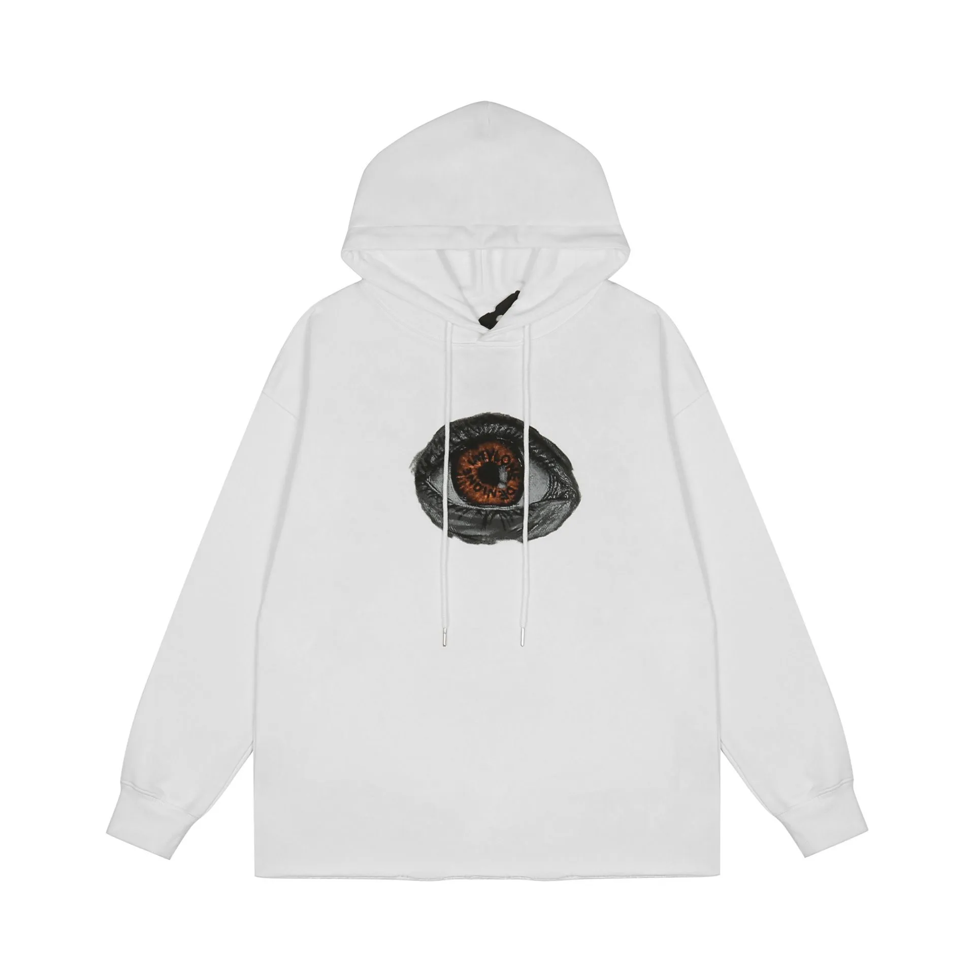 Mäns Hoodies European och American Hip-Hop Back Pan Snake Big V Tryck vänner Lös Hooded tröja