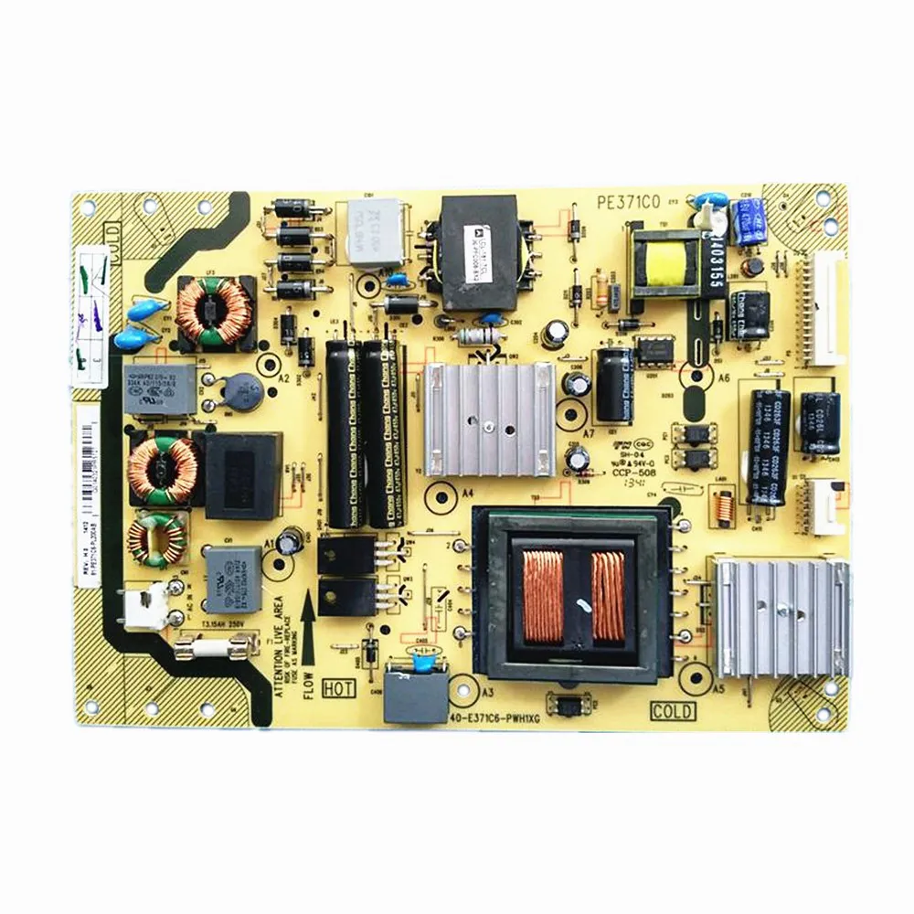 Oryginalny LCD Zasilacz TV części PCB Unit 40-E371C6-PWG1XG 08-PE371C6-PW200AA dla TCL L39E5090J-3D L40F3320-3D L42E5300D