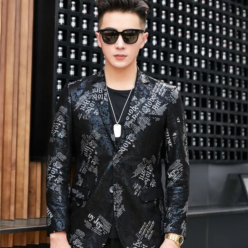 中古 安い メンズレザーファックスメンズファッションビジネスワークスリムフィットブレザージャケット花プリントオフィスパーティー高級シープスキン純正スーツコート 商品をsale価格 Mascontal Com Br