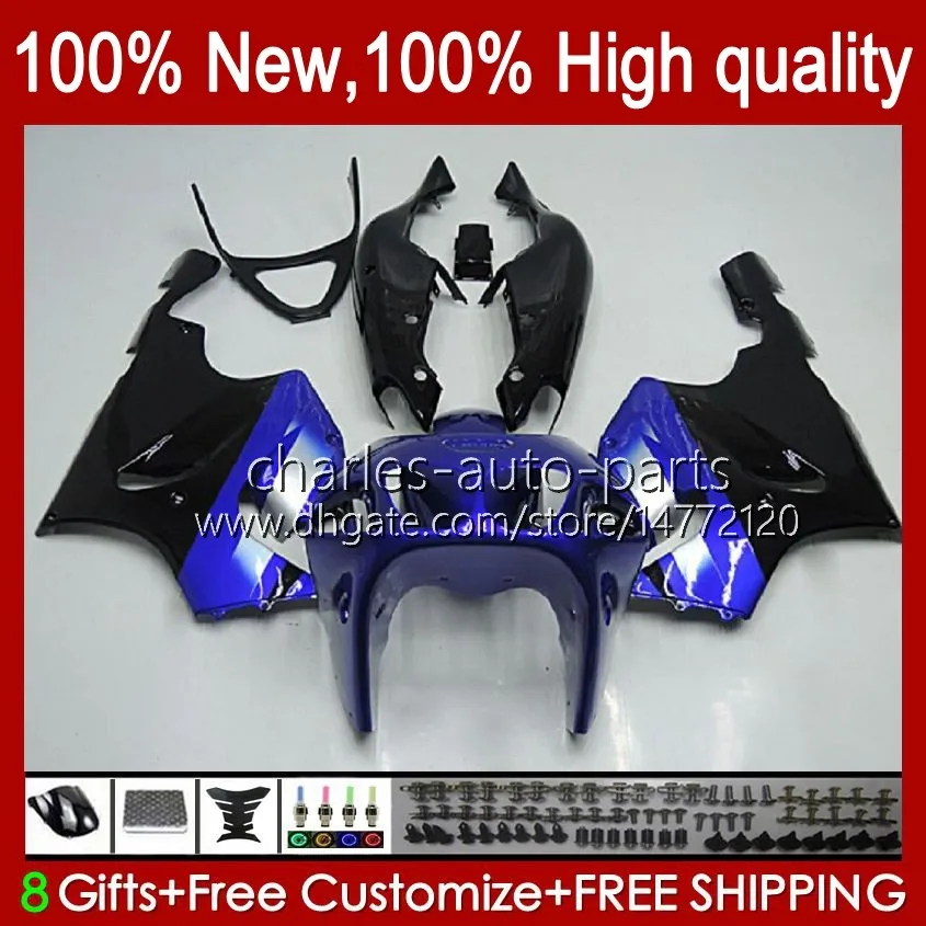 Bodywork bleu brillant nouveau corps pour Kawasaki Ninja ZX-750 ZX7R ZX750 ZX 7 R 96 97 98 99 2000 2001 2002 2003 28HC.8 ZX 7R ZX 750 ZX-7R 1996 1997 1998 1999 00 01 02 03 Catériel OEM