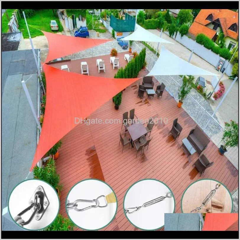 42pcs awning installation accessories rectangular heavy stainless steel installation kit for square triangle shade sail