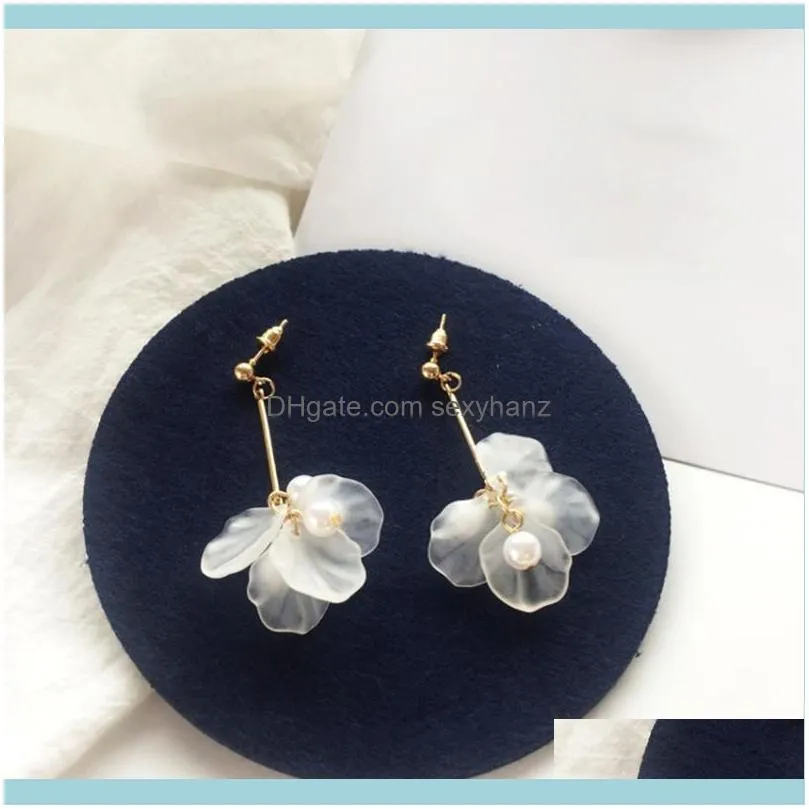 Flower Handmade Bohemia Boho Earrings Women Fashion Long Hanging Crystal Female Wedding Earings Party Jewelry