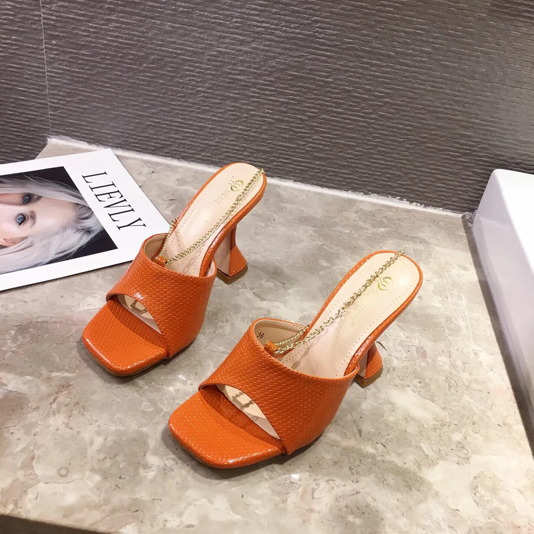 最強ポケモンランキング ファッションスリップオンドレスシューズ夏22ビンテージハイヒールスリッパ女性セクシーなホットサンダルクラシックパーティーポンプレディースブラックホワイトオレンジソフトフットウェアオープントースを Dhgate Japan 代引可