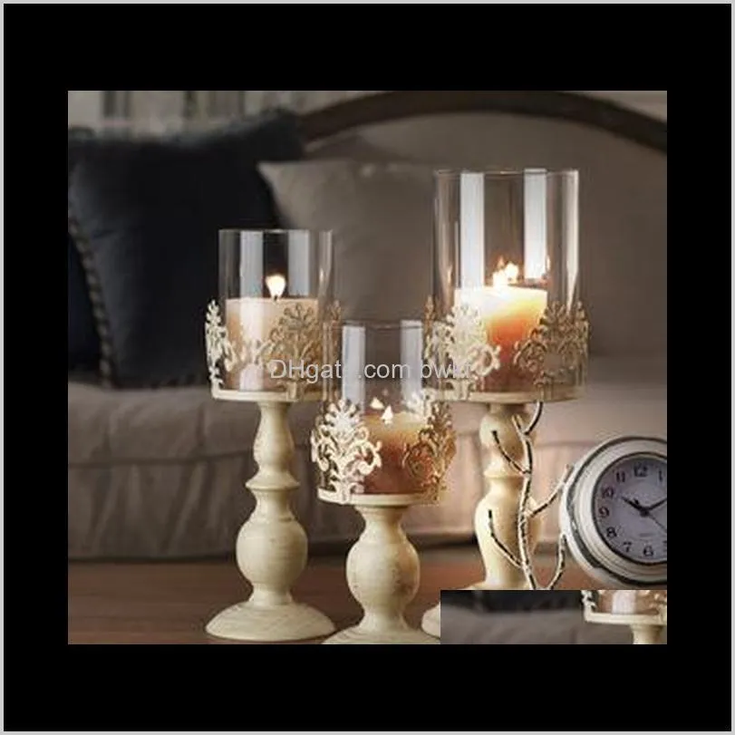 3 size elegant candle holder cube stand candle candlestick metal base craft votice large glass candles wedding candle holders home