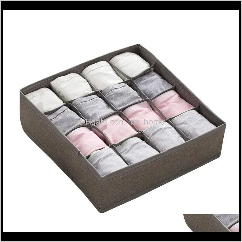 foldable bra drawer space saving underwear storage box ties socks washable container portable solid classify closet organizer drawers