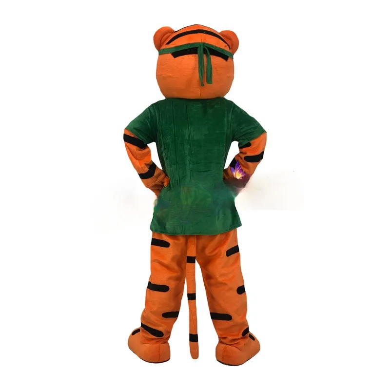 Mascote Costumescartoon boneca traje laranja tigre mascote traje feitos sob encomenda Feriado Natal