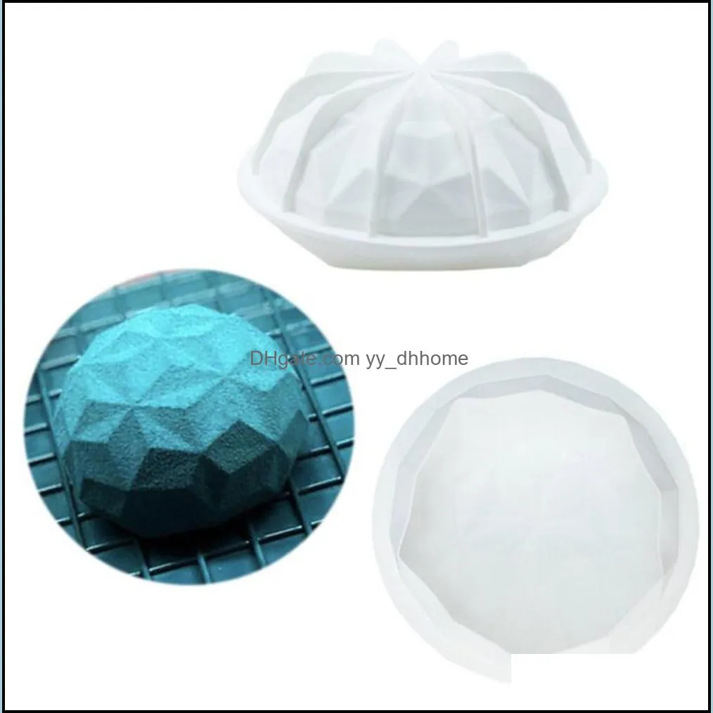 Diamond Dome mould Round Silicone Cake Mold Silicone Oven Safe Chocolate Mousse Dessert Baking Pan