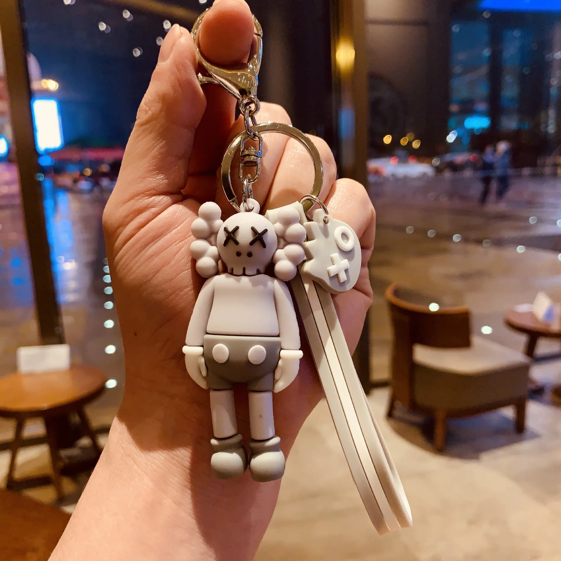 BX007 Kaws Doll Designer Key Rings Keychain New Fashion Sesame Street  Keychains Accessories PVC Action Figures Toys Bag Charms Car KeyRings  Holder From Shenzhen2020, $1.61