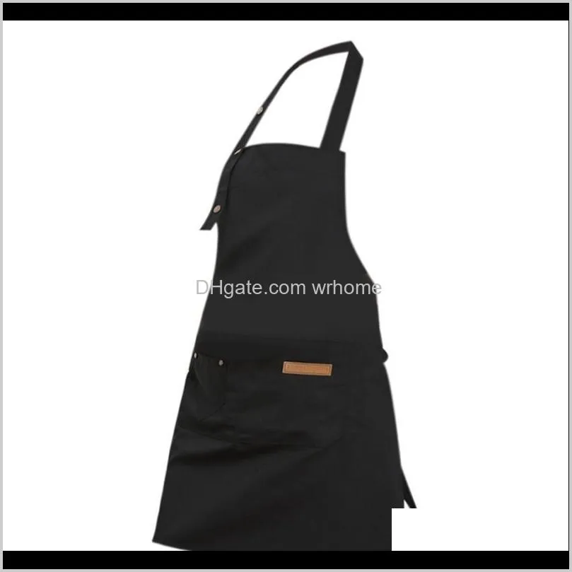 waterproof anti-oil polyester apron restaurant cooking chef bib kitchen&gardening