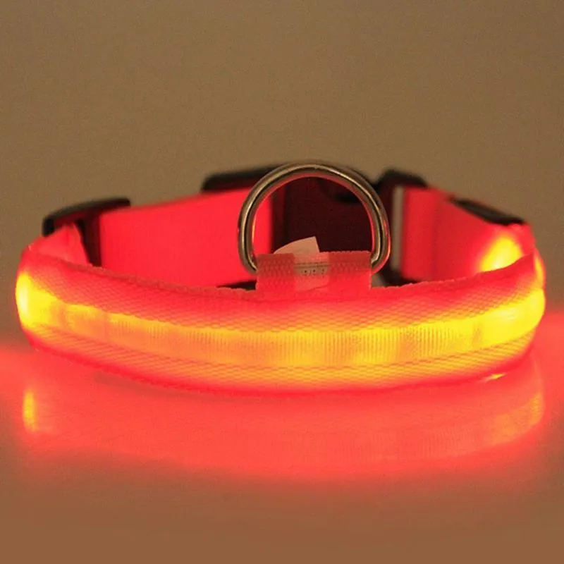 Les colliers de chat mènent longtemps en utilisant le collier clignotant super lumineux de composant électronique de vie pour la nuit