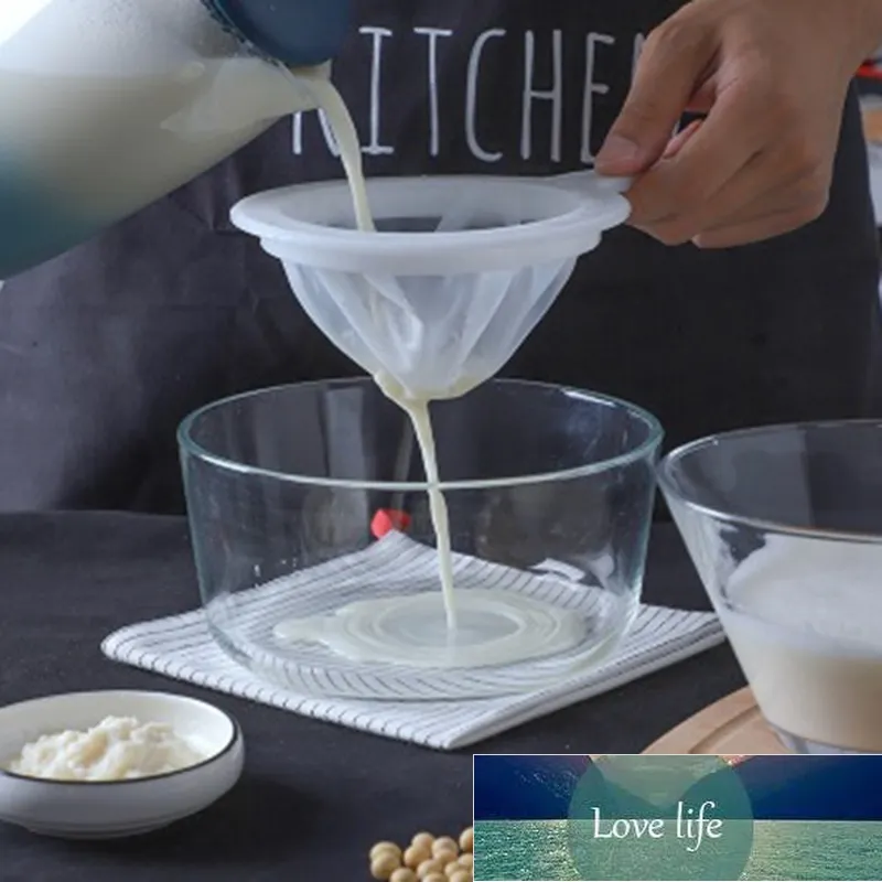 100/200/400 maille cuisine Ultra-Fine maille passoire cuisine Nylon maille  filtre cuillère pour adapté au lait de soja café lait yaourt
