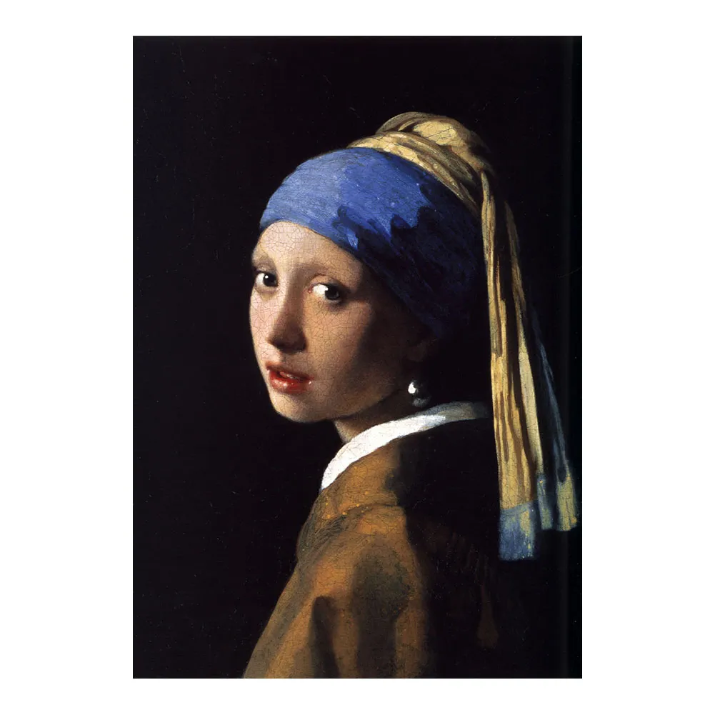 Johannes Vermeer la fille avec perle boucle d'oreille 1665 peinture affiche impression décor à la maison encadré ou non encadré Photopaper matériel