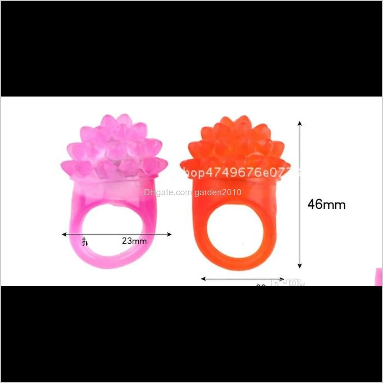 flashing bubble ring rave party blinking soft jelly glow hot selling! cool led light up wen5083