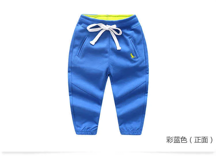  Spring Autumn Casual 2 3 4 5 6 7 8 9 10 Years Solid Color Cotton Drawstring Child Baby Kids Boys Sports Long Trousers Pants (13)