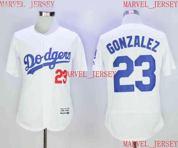 Män kvinnor ungdomar Adrian Gonzalez basebolltröjor syade anpassa alla namnnummer Jersey XS-5XL