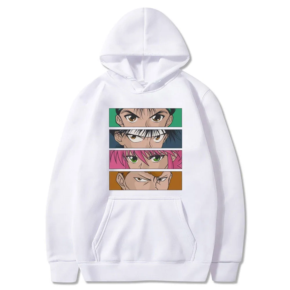 Yu Hakusho Print Hoodies Pullover Мужской Весна Осень Мода Harajuku Толстовка Hoodie Женщины Хип-Хоп Улица Sportswear Y0319