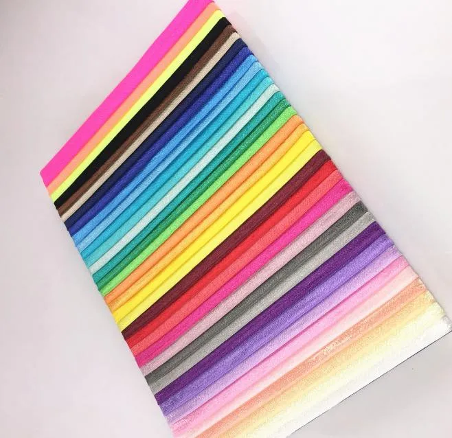 2021 девочек мальчик нейлон эластичные резиновые полосы DIY радужные аксессуары для волос для детей малыша младенца 35 цветов