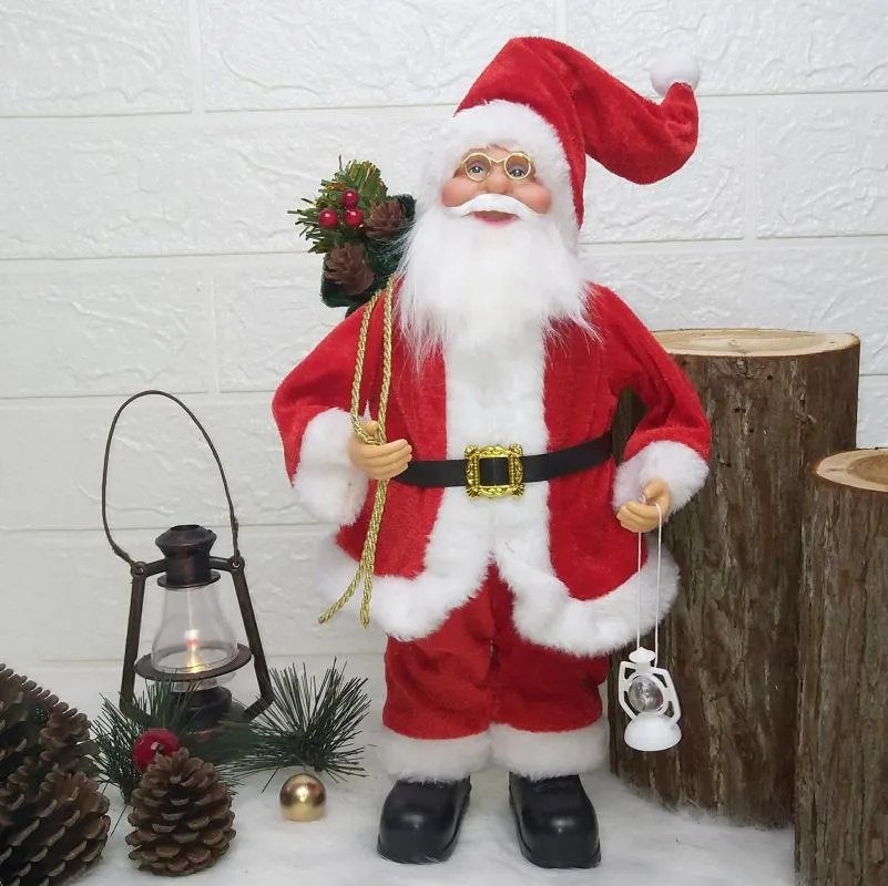 Weihnachtsdekorationen Baum Ornamente Weihnachtsmann Doll Spielzeugdekoration exquisit für Home Weihnachtsgeschenk