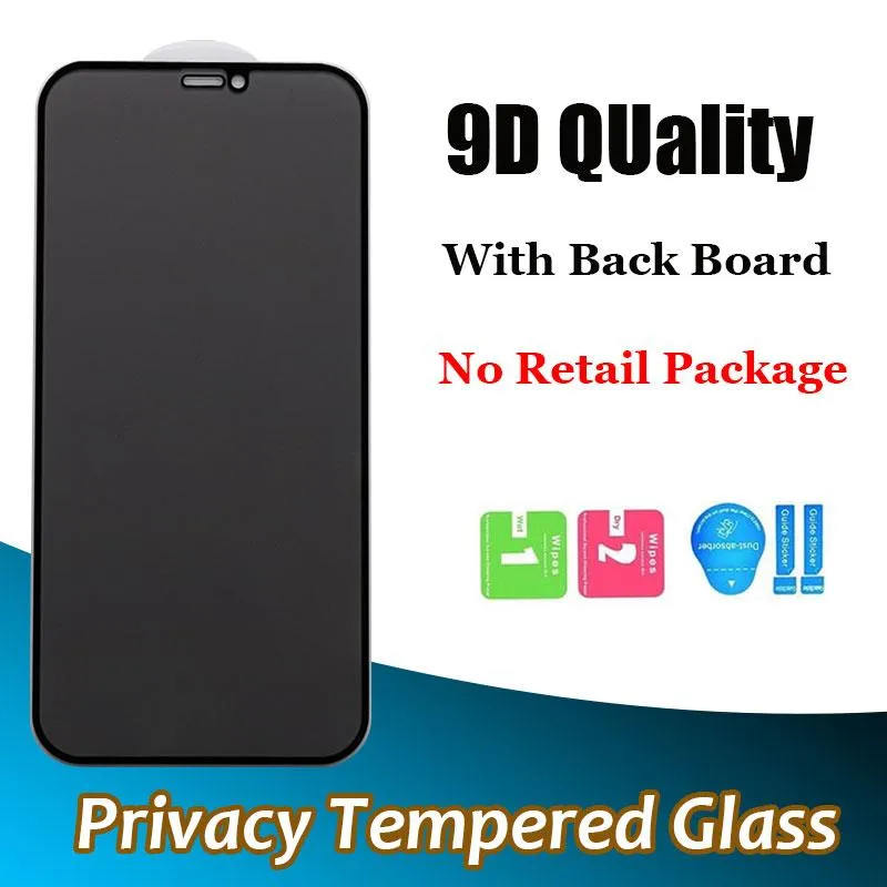 Full Cover Privacy Anti-Spy Screen protector Tempered Glass for iPhone 12 Mini 11 Pro Max XR XS 7 8 Plus 9D 9H Hardness