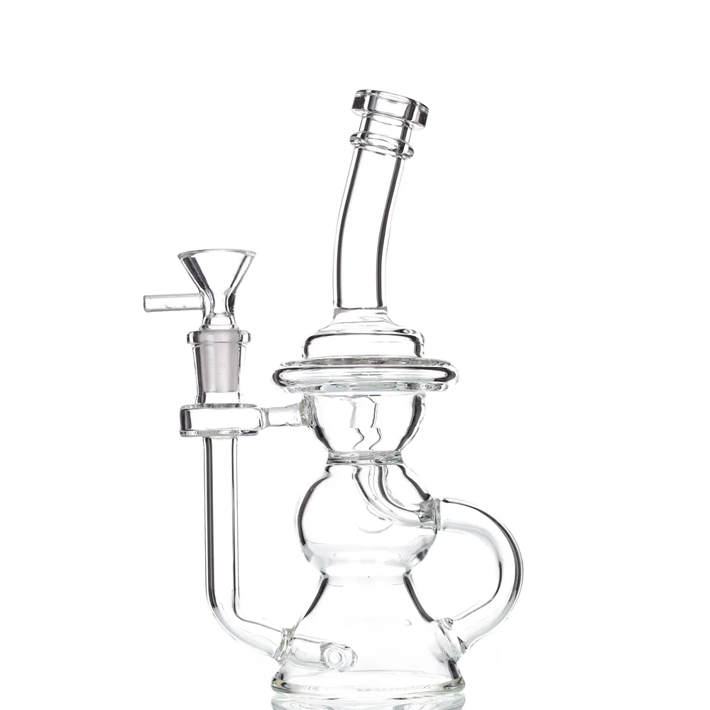 Tornado Hookahs Smoking Accessories Recycler Glass Bong Water Pipes Smoke