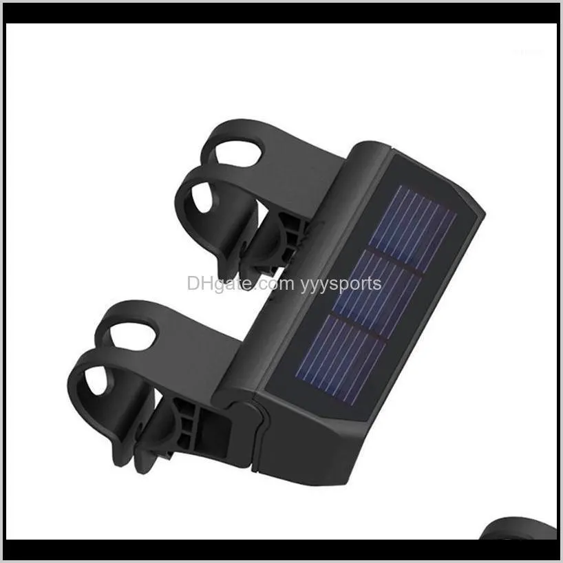 Ljus Smart Solar Headlight Vattentät LED Cykel Framljus Läsa Super Ljus för Mountain Bike Electric Scoote1 Iwq1w Eb6js