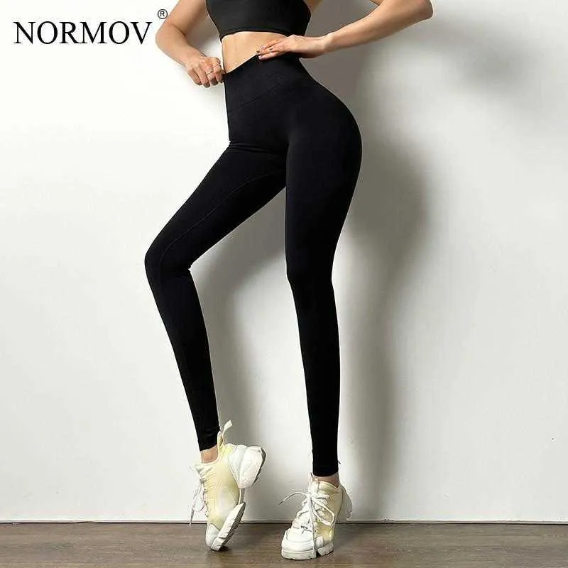 NORMOV 4 Piece Butt Lifting Workout Leggings for Women, Seamless Gym  Scrunch Booty Lifting Sets 