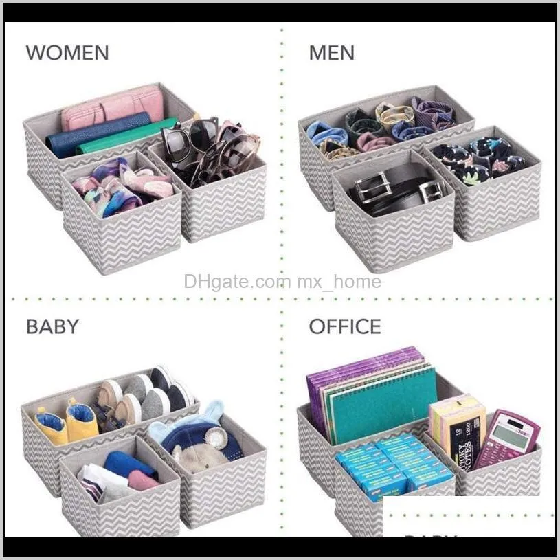 hole household sock storage box non woven foldable underwear bag breathable environment-friendly fabric drawer clothing & wardrobe