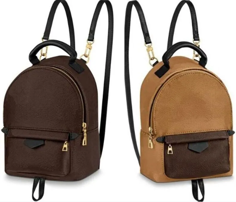 High Quality Ladies Shoulder Mini Backpack Leather Kids Female Printed Fashion Designer Backpacks School Bag