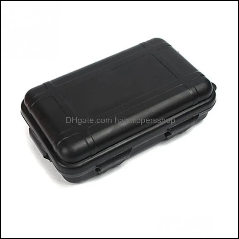 Outdoor Airtight Survival Storage Case Shockproof Waterproof Camping Travel Container Carry Storage Box Size S/L