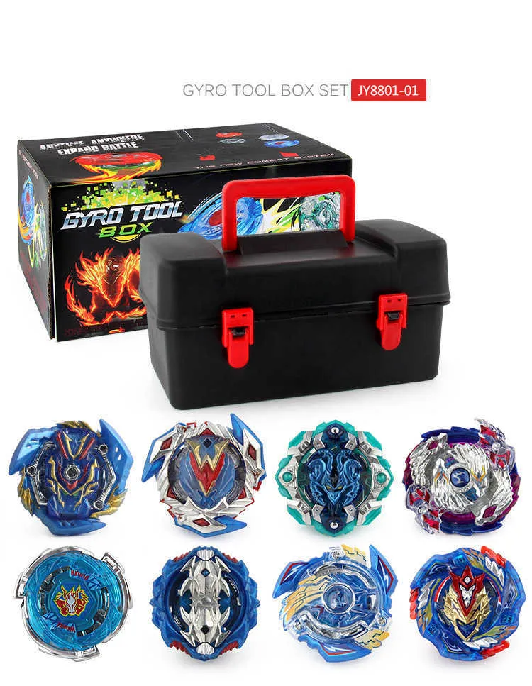 ロイド　28点セット Toupie Beyblades Burst Set Metal Fusion Gyroscope With Tool Box