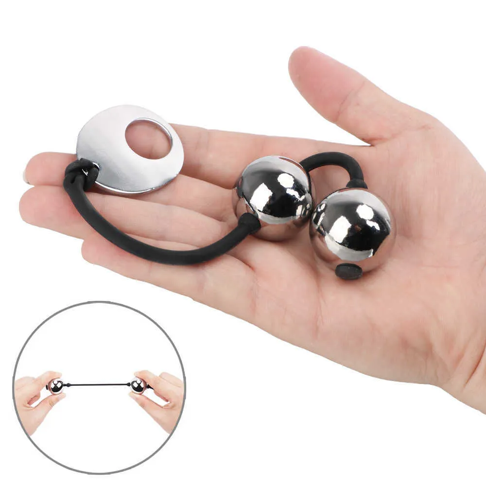 Metal Ben Wa Balls chinois geisha kegel exerciseur anal perles anal érotiques balles vaginales toys sexe pour femme p0816