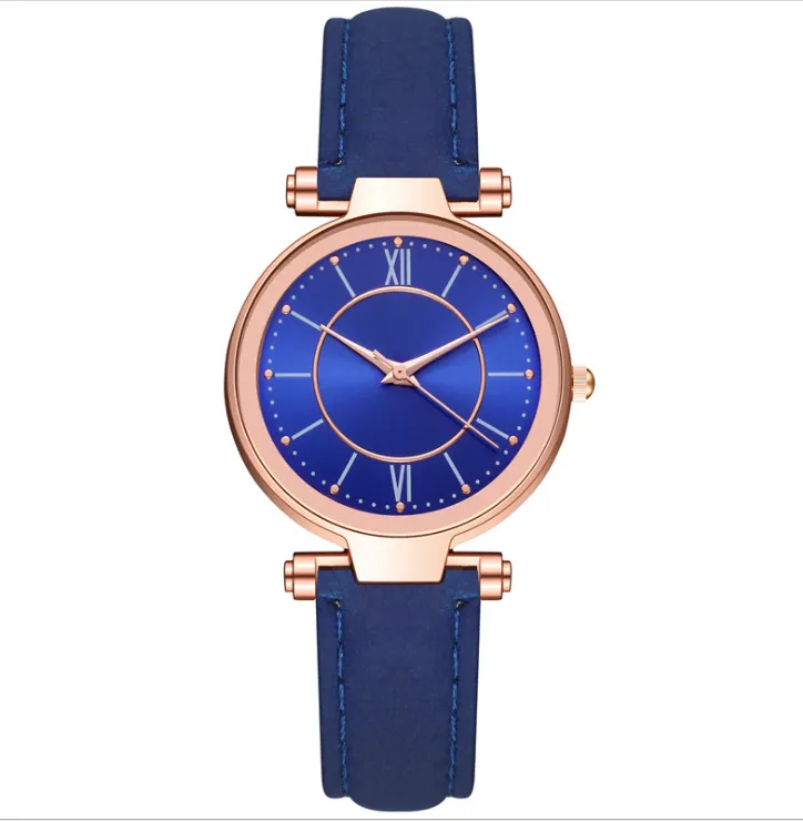 McyKcy Brand Leisure Fashion Style Womens Watch Good Selling Analog Blue Dial Quartz Ladies Watches Wristwatch