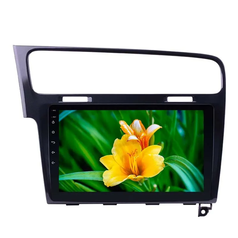 2din Android 10.1 "Bil DVD-radio GPS quad-core stereo wifi multimedia spelare för 2013-2015 VW Volkswagen Golf 7