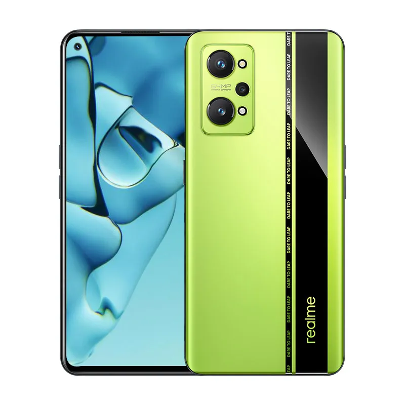 Original OPPO Realme GT Neo 2 5G Telefone Celular 12GB Ram 256GB ROM Snapdragon 870 64.0mp HDR NFC 5000mAh Android 6.62 "Amoled Tela Full Screen Fingerprint Id Face Smart Cellphone