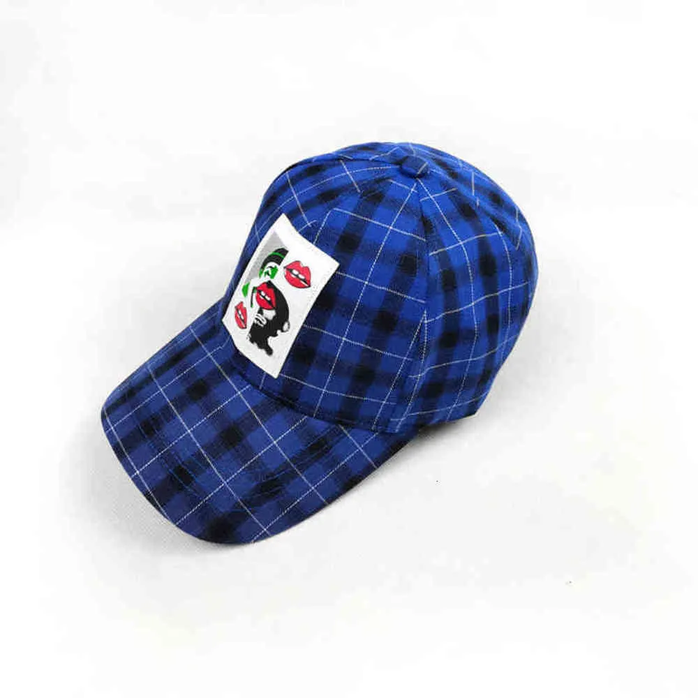 trucker hat Plaid six page unisex Tidal street cap personality design Adjustable manufacturers wholesale