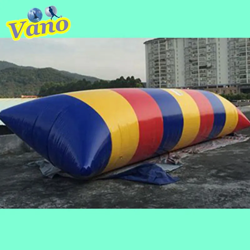 Inflável blob lançador de água lago salto pulverização aqua salto saco trampoline divertimento divertimento aventura verão jogo de diversões 5m 6m 8m 10m