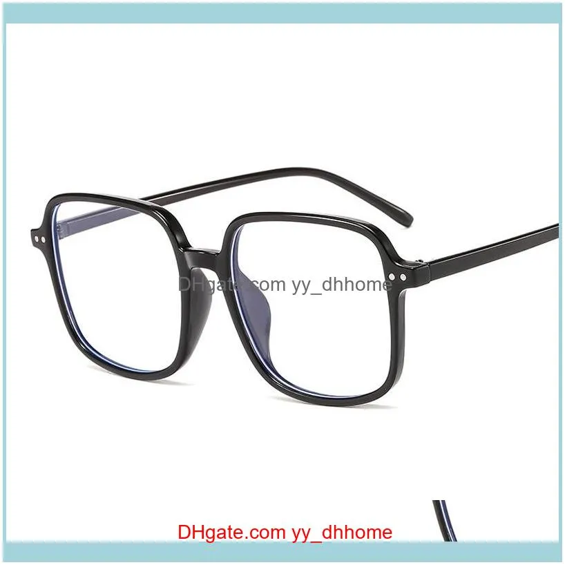 Sunglasses Women Spectacle Frame Square Glasses Clear Lens Myopia  Anti-blue Light Fake Designer Eyeglasses Frames1