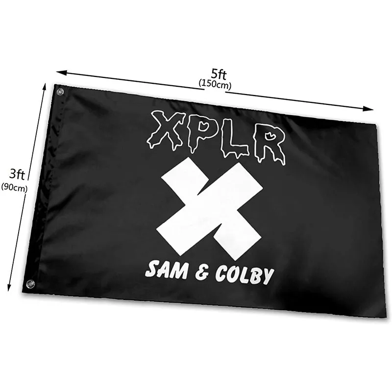Sam Colby – drapeau de mode en Polyester, impression numérique, 3x5 pieds, 150x90cm, pour usage extérieur et intérieur, bannière et drapeaux de Club suspendus, vente en gros