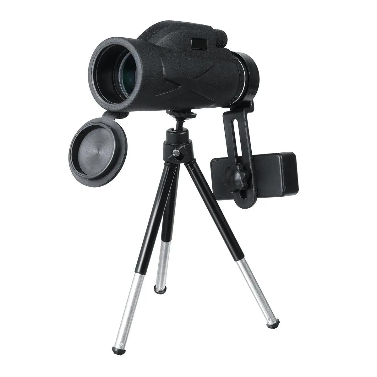 Telescopio ottico universale monoculare HD 200X70 Visione notturna bassa impermeabile con clip per telefono treppiede - Tipo A