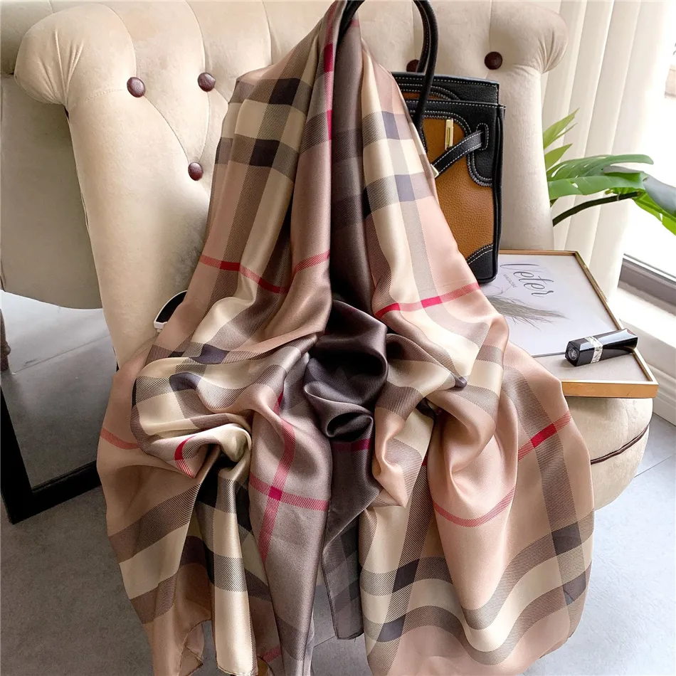 Wholesale Classic Designer Silk Scarves scarf Women Fashion Long Neck Winter Wool Scarfs Design Cashmere Scarve Male Warm Plaid