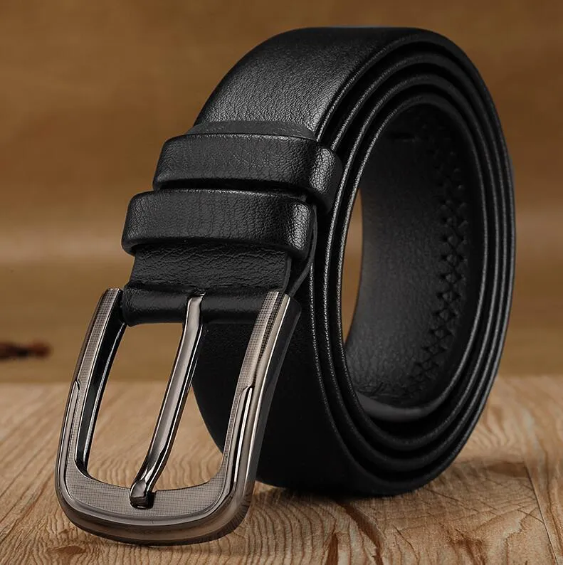 2022 Designer Women's Belt Men's Two-Letter Leather Buckle Classic Casual Luxury Belts Presentl￥da AA1