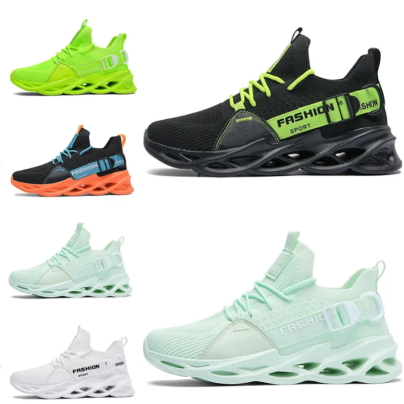 Tańsza nie-marka mężczyźni kobiety buty do biegania buty blade oddychające buty czarne białe zielone pomarańczowe żółte męskie trenerzy odkryty sport sneakers rozmiar 39-46