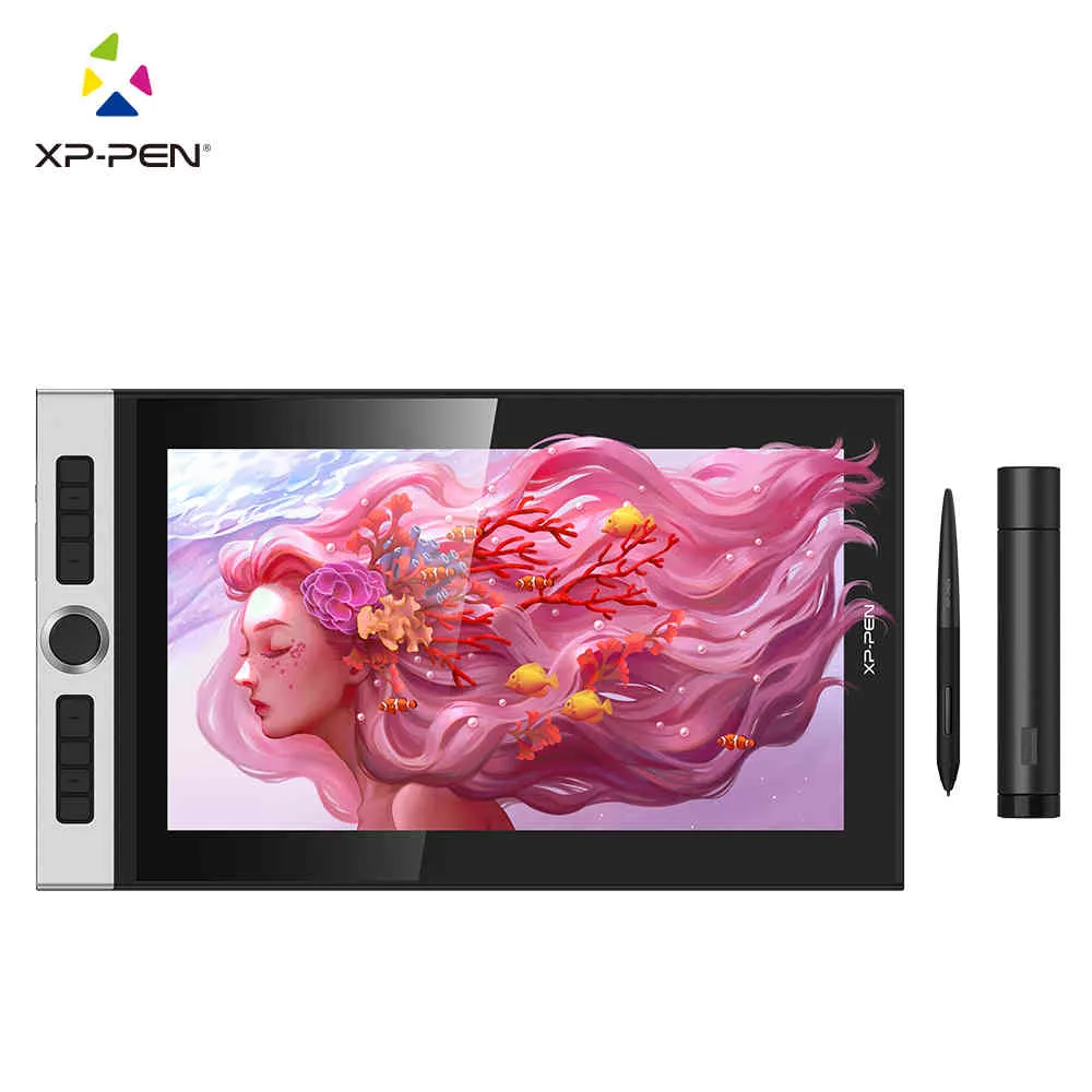 XP-Pen Innovator 16 15.6 inch Tablet Graphics display Drawing Board Monitor 88% NTSC with a battery- stylus Tilt