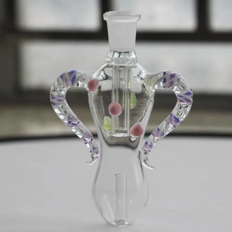 Nectar Collectors Body Hookahs Titanium Tip 14mm GR2 Mini Glas Pijp Olie Rot Stro Concentrate DAB BONG