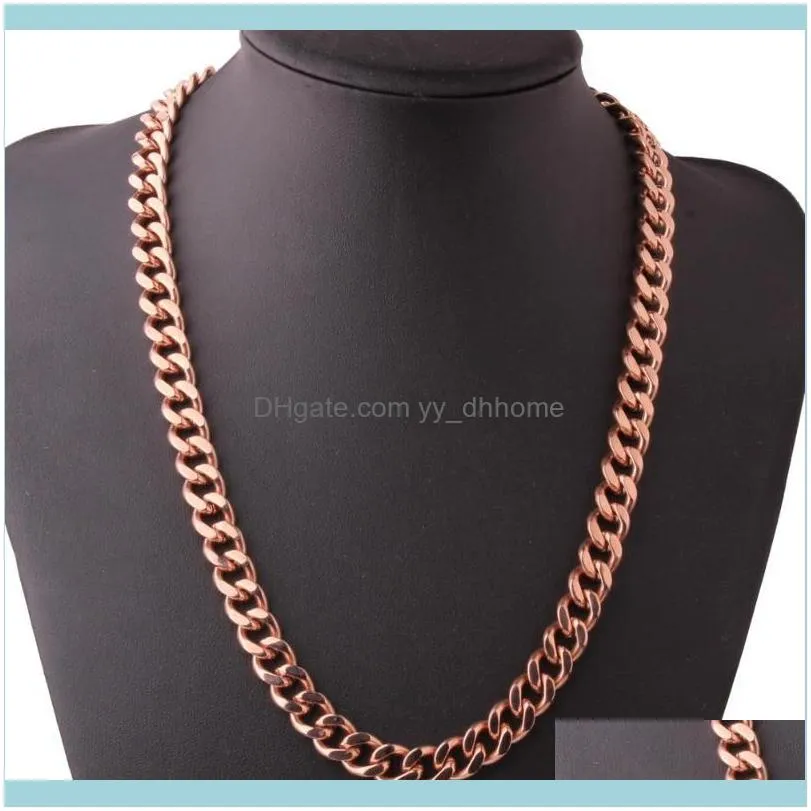 Chains 11-15mm Stainless Steel Wholesale Cuban Link Chain Men Necklace Jewelry Gifts Male Friends Hip Hop Necklaces Women