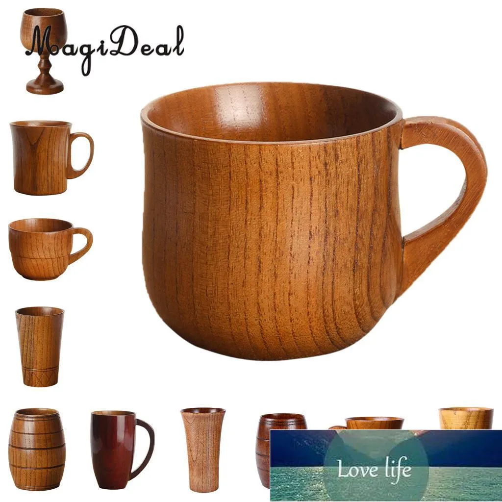 MagiDeal 11 Styles Jujube Wooden Handmade Water Coffee Mug Cup Beer Drink Cups- Gift Factory price expert design Quality Latest Style Original Status