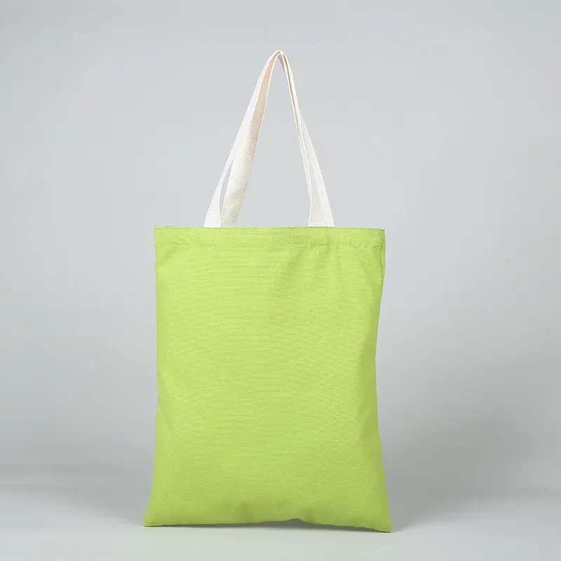 Colorful Large Cotton Bag DIY Its Feasible Canvas Bags Hand