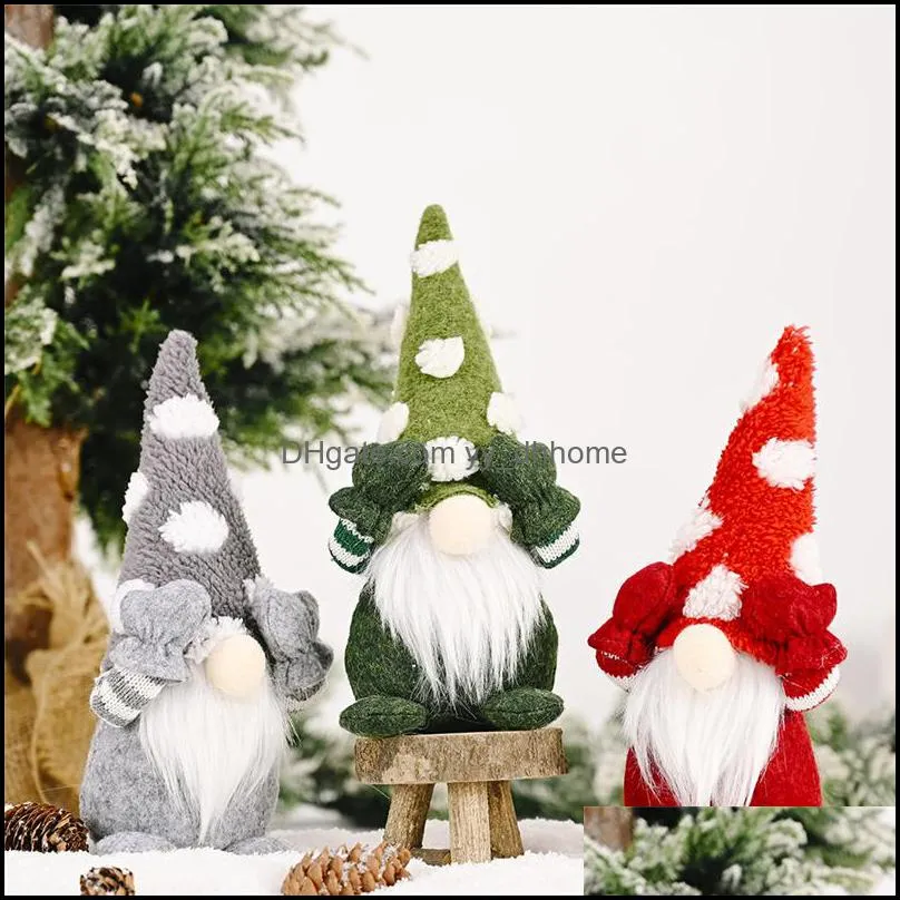 Christmas Decorations Swedish Santa Gnome Doll Ornament Toy Home Xmas Decor Party Supply Props for Home JK2010XB