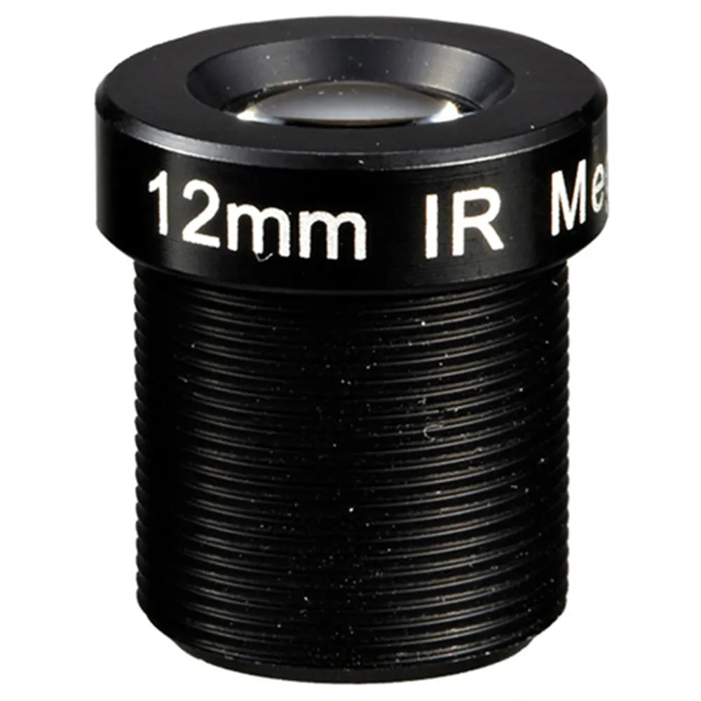 Objectif à monture mégapixel 12mm M12 taille d'image 1/3 ", grande ouverture F1.8 avec correction infrarouge confocale pour caméra ip